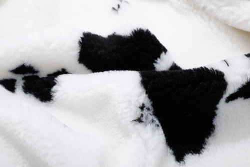 90 P 10 AC Sherpa Faux، Jacquard Pattern Sherpa Fleece