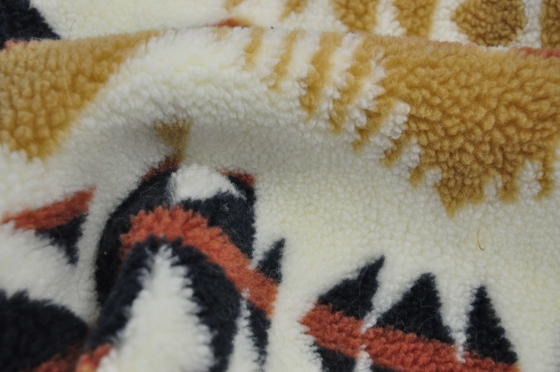 510gsm الفراء: SHERPA SUEDE: قماش منسوج من الصوف القطبي