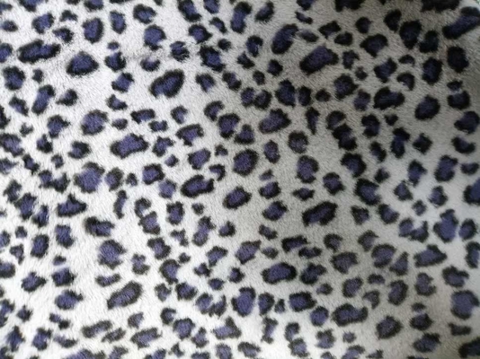 نسيج بوليستر فاخر بطباعة الفهد بنسبة 100٪ لأزياء فريدة من نوعها